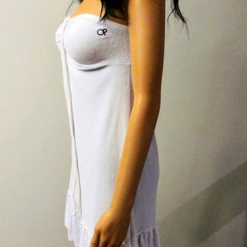 OP surfer dress quick dry beach cover up white
